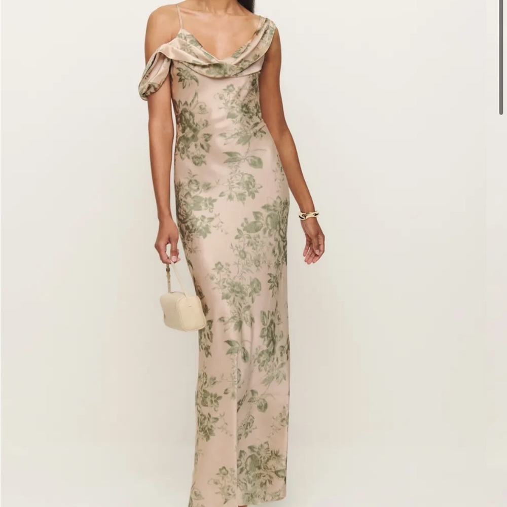 Floral Off-Shoulder Maxi Dress